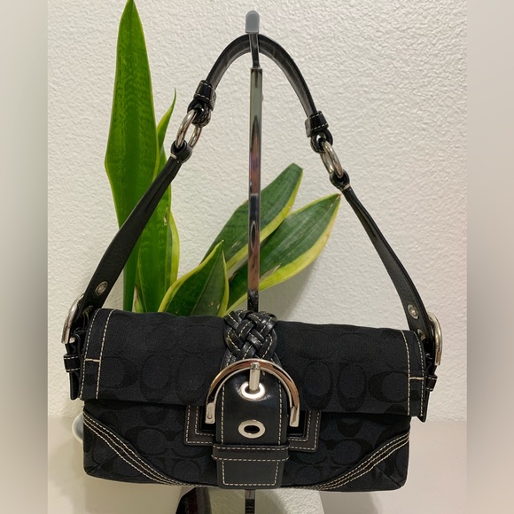 Handbags - 💕👜Coach Leather/Canvas Shoulder Bag Style 6280